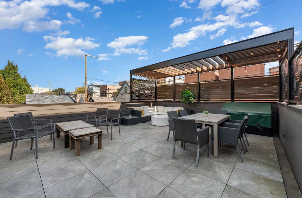 Rooftop patio